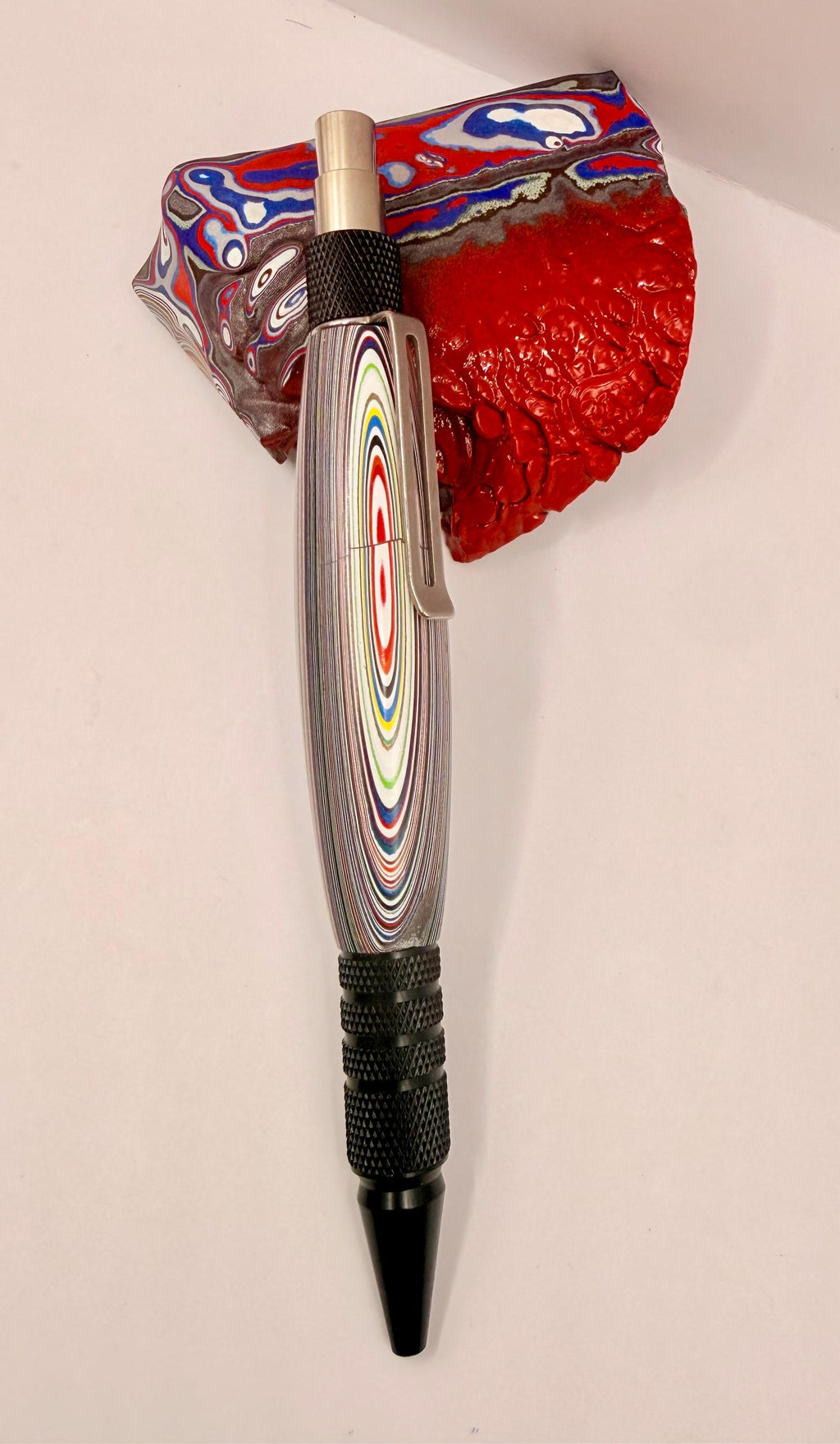 EDC Dura Click Pen - 100% Old School Kenworth Fordite Pen -  Premiun Piece adjusted fairly !! Please see description for details