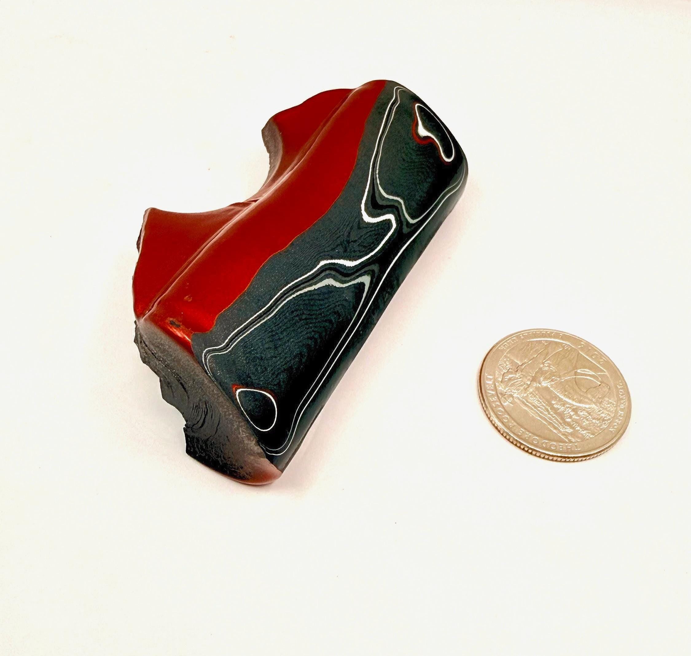 Rare "Black on Black" 2025 Ford Bronco Fordite - For Cabochons, Collectors, Pen & Knife Makers