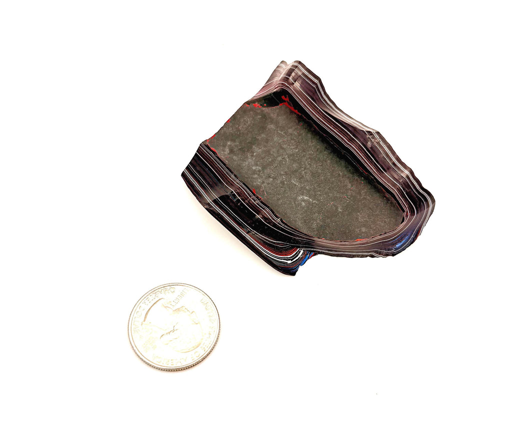 Rare 2020 Jeep Gladiator Fordite  – Pre Sanded - Vivid Colors, Fully Figured (Cabochon, Inlay)