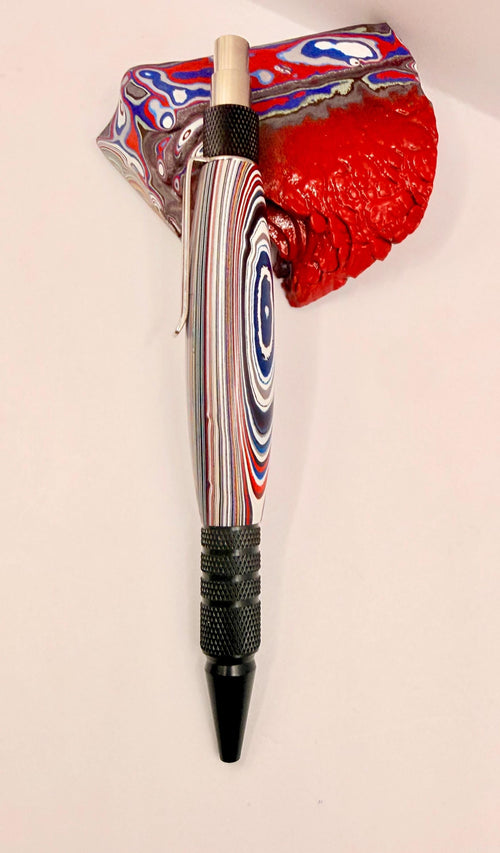 EDC Dura Click Pen - 100% Old School Kenworth Fordite Pen -  Premiun Piece adjusted fairly !! Please see description for details