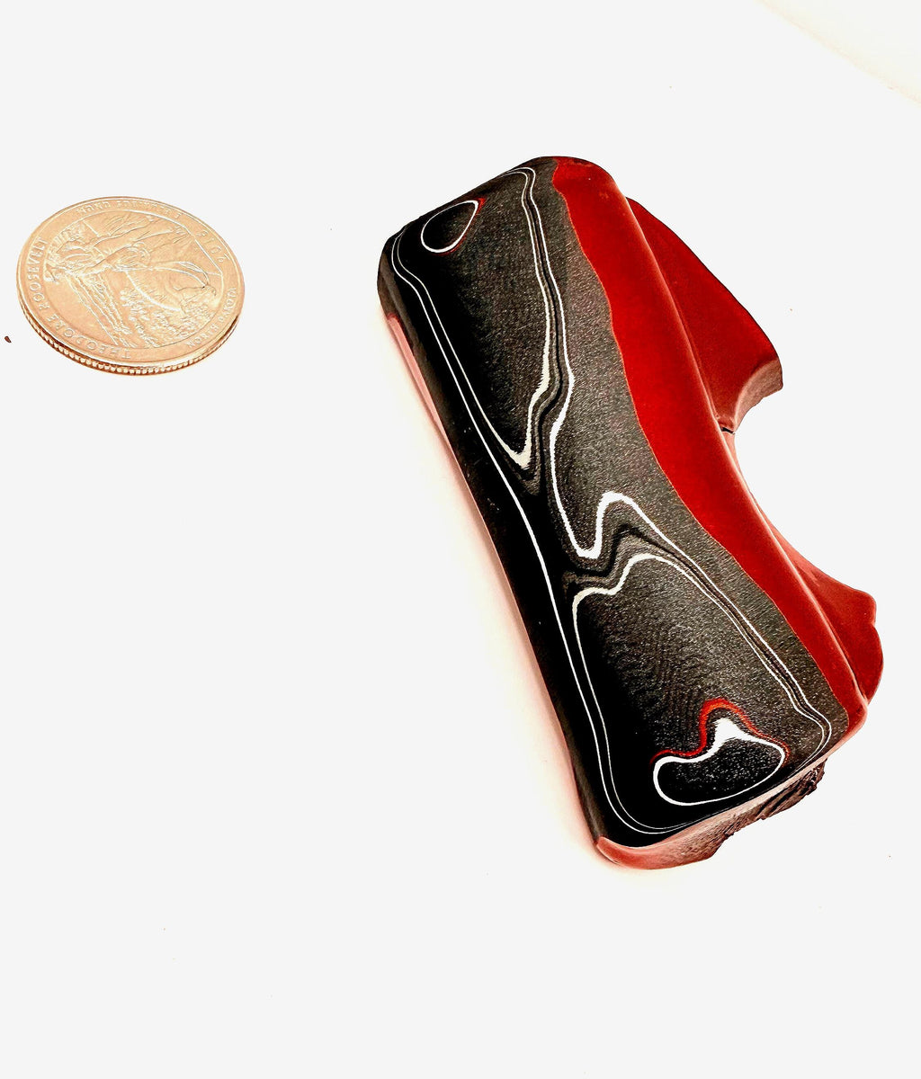 Rare "Black on Black" 2025 Ford Bronco Fordite - For Cabochons, Collectors, Pen & Knife Makers