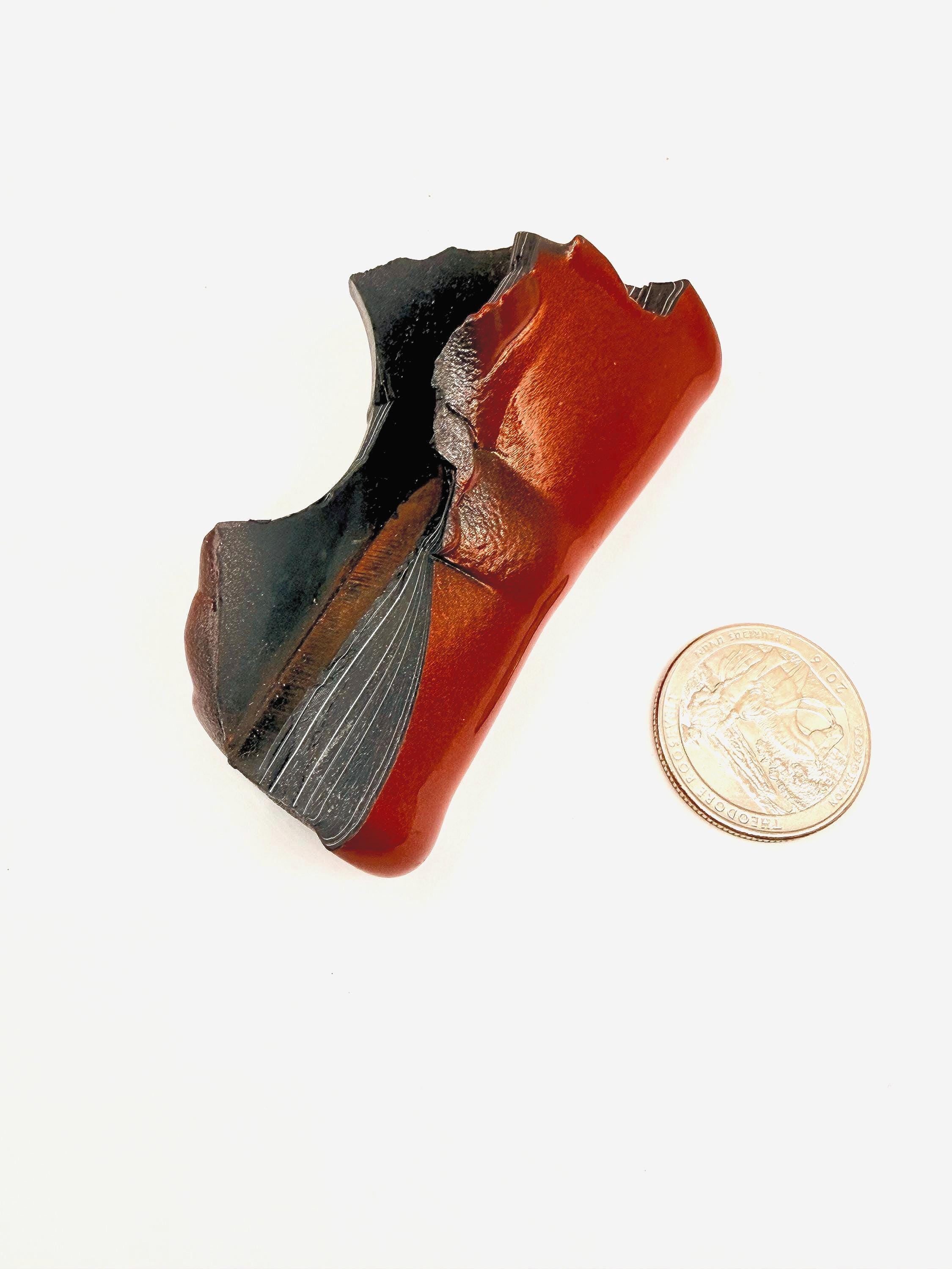 Rare "Black on Black" 2025 Ford Bronco Fordite - For Cabochons, Collectors, Pen & Knife Makers