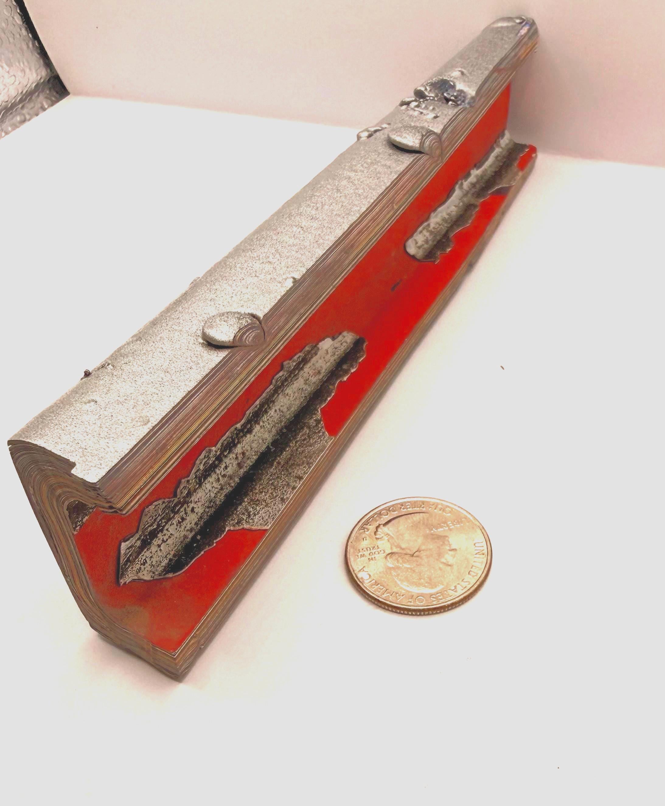 Kenworth Fordite Slab, Old Stock High Figure, Knife Scales, Pen Blanks, Resin Casting