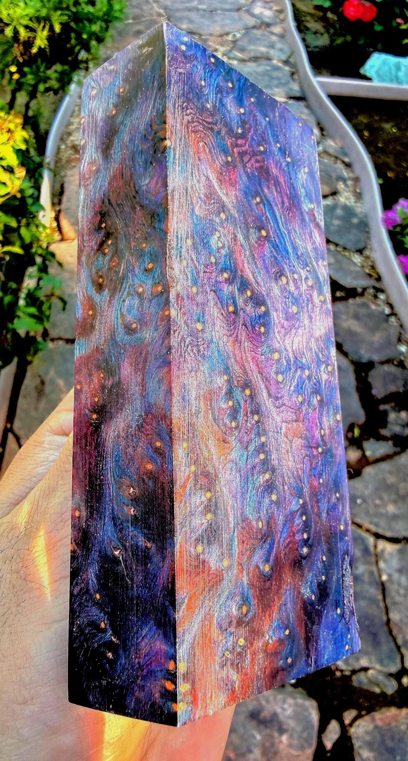Museum-Grade Old Growth Redwood Burl — Double Dyed & Professionally Stabilized