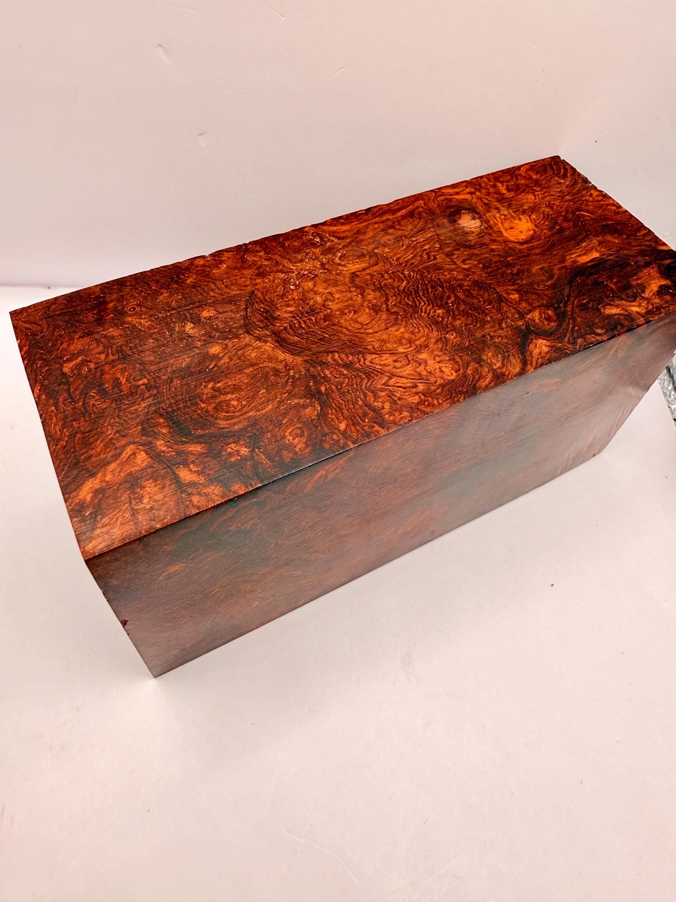 Old Growth Honduran Rosewood Burl Blank - Knife, Mod, Call, Pen Blank