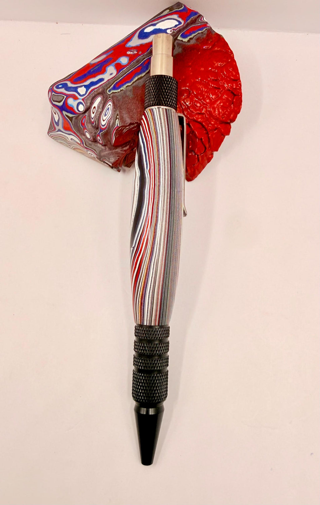 EDC Dura Click Pen - 100% Old School Kenworth Fordite Pen -  Premiun Piece adjusted fairly !! Please see description for details