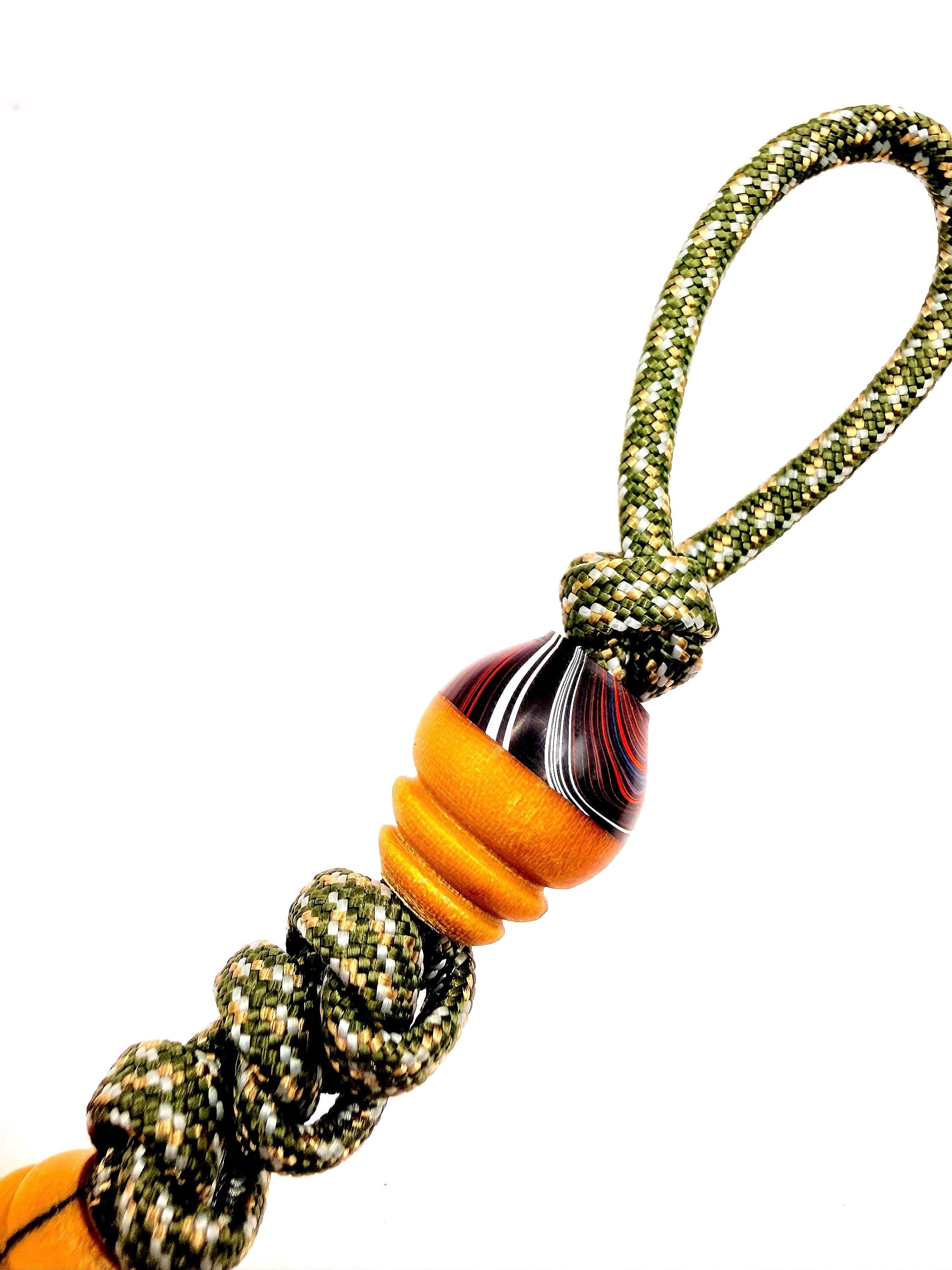 RARE Jeep Gladiator Fordite X Resin X Vintage Westinghouse Micarta EDC Beads with optional lanyard (other colors available for lanyard)